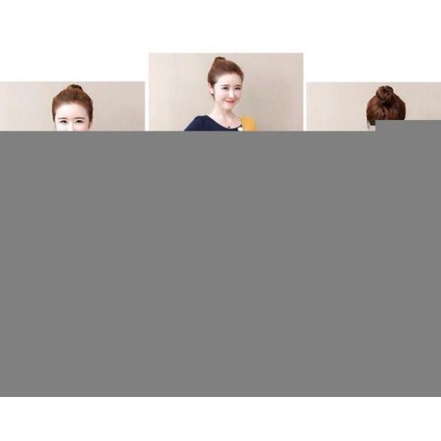 Đầm xoè công sở phối màu SIÊU XINH - Có size M/L/XL MMR