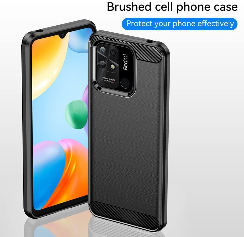 Ốp lưng chống sốc vân kim loại cho Xiaomi Redmi 10C hiệu Likgus - hàng nhập khẩu