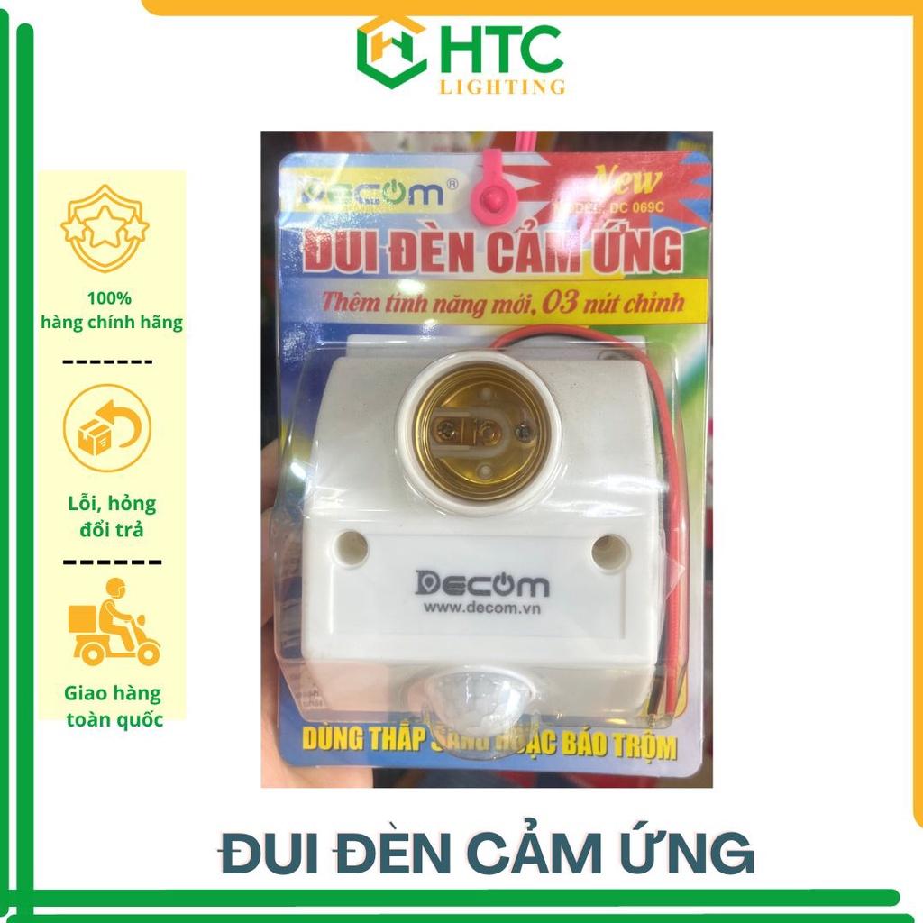 Đui đèn cảm ứng dùng chiếu sáng hoặc cảnh báo trộm - hàng Việt Nam Chất lượng cao- DECOM