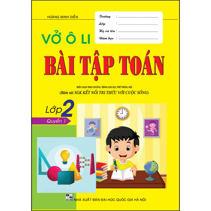 Vở Ô Li Bài Tập Toán 2/1 (Bám Sát SGD - Kết Nối Tri Thức)