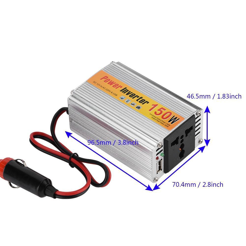 Chuyển nguồn 12v ra 220v 150W cho ô tô