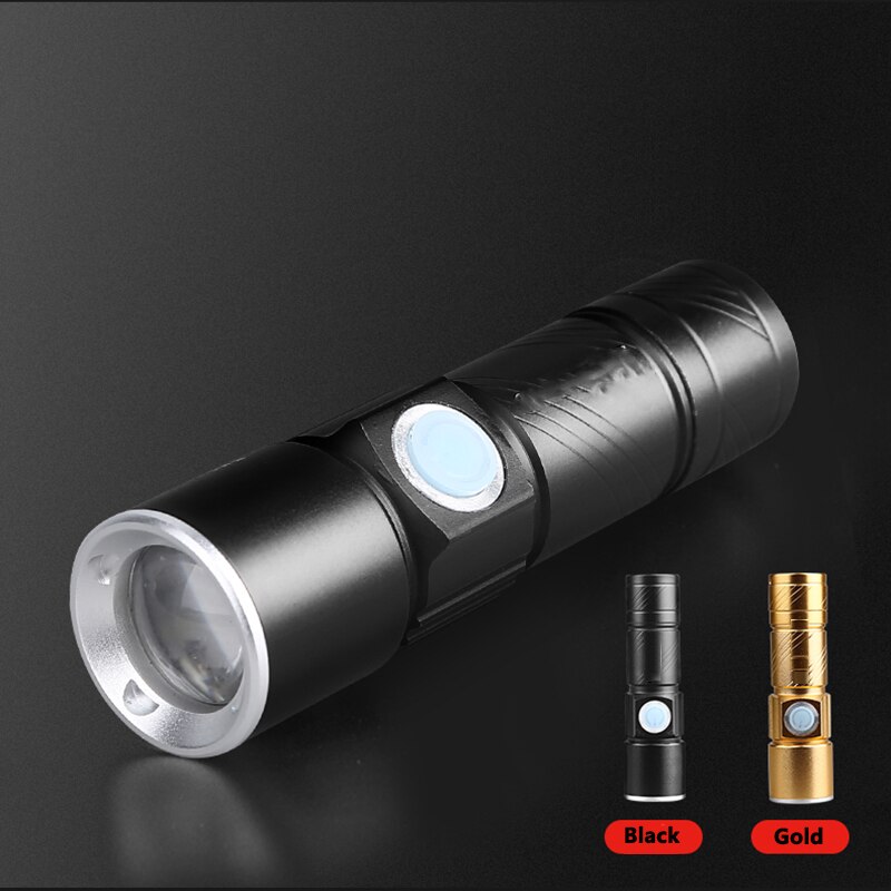 Đèn pin mini cầm tay zoom đa năng, đèn pin led mini du lịch - Hàng chính hãng, giao màu ngẫu nhiên