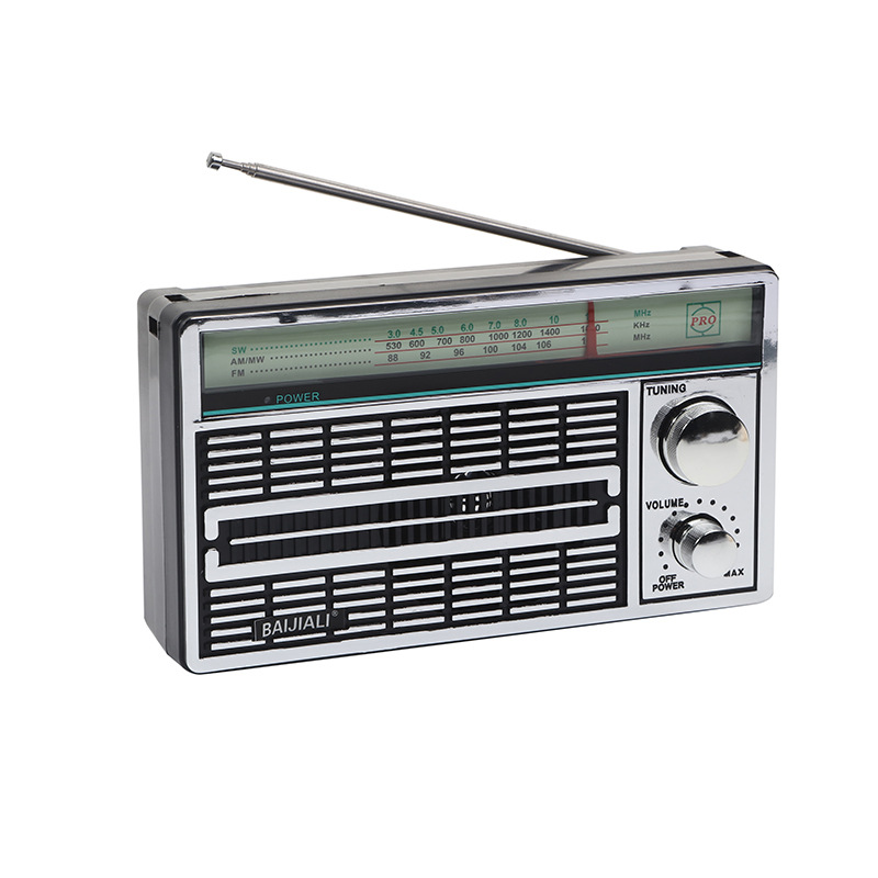 ĐÀI RADIO 2 PIN ĐẠI D BAIJIALI BJL-1202AC có cắm điện 220V trực tiếp