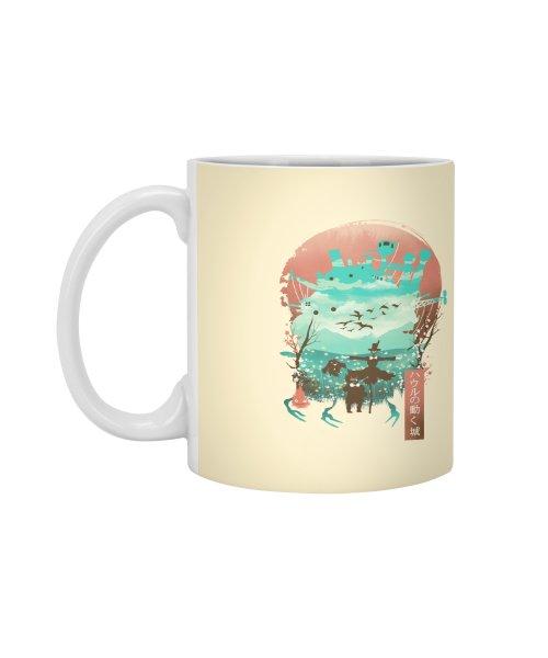 Ly Cốc Sứ Cao Cấp hình Ukiyo E Moving Castle