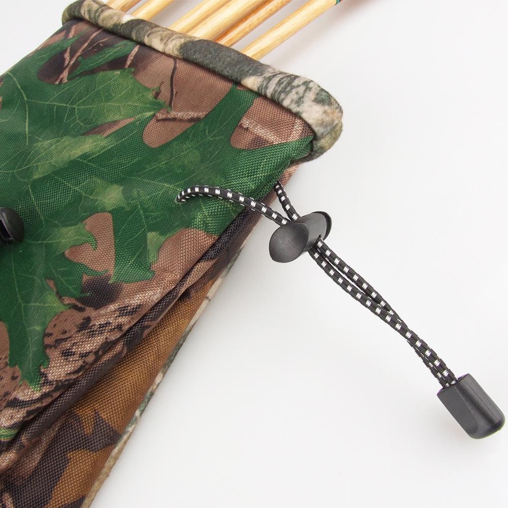 21'' Camo Archery Bow Arrow Belt Quiver Bag Pouch Adjustable Forest Hunting
