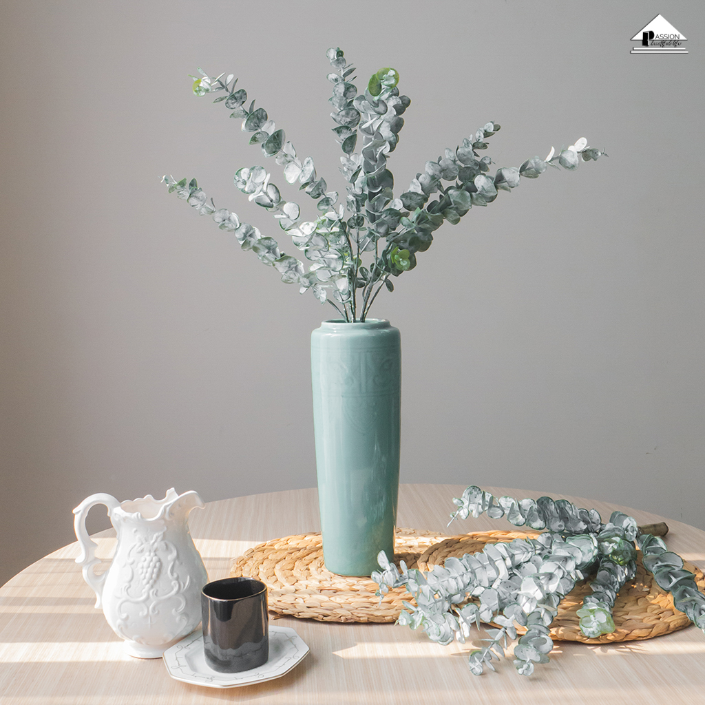 Nhành 9 Cây Bạch Đàn Giả Trang Trí Không Gian Sống