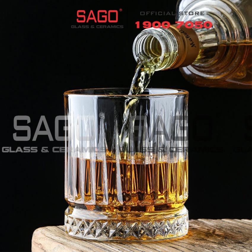 Ly Thủy Tinh Hongli Elysia Rock Glass 225ml , 360ml | Tuỳ Chọn Dung Tích