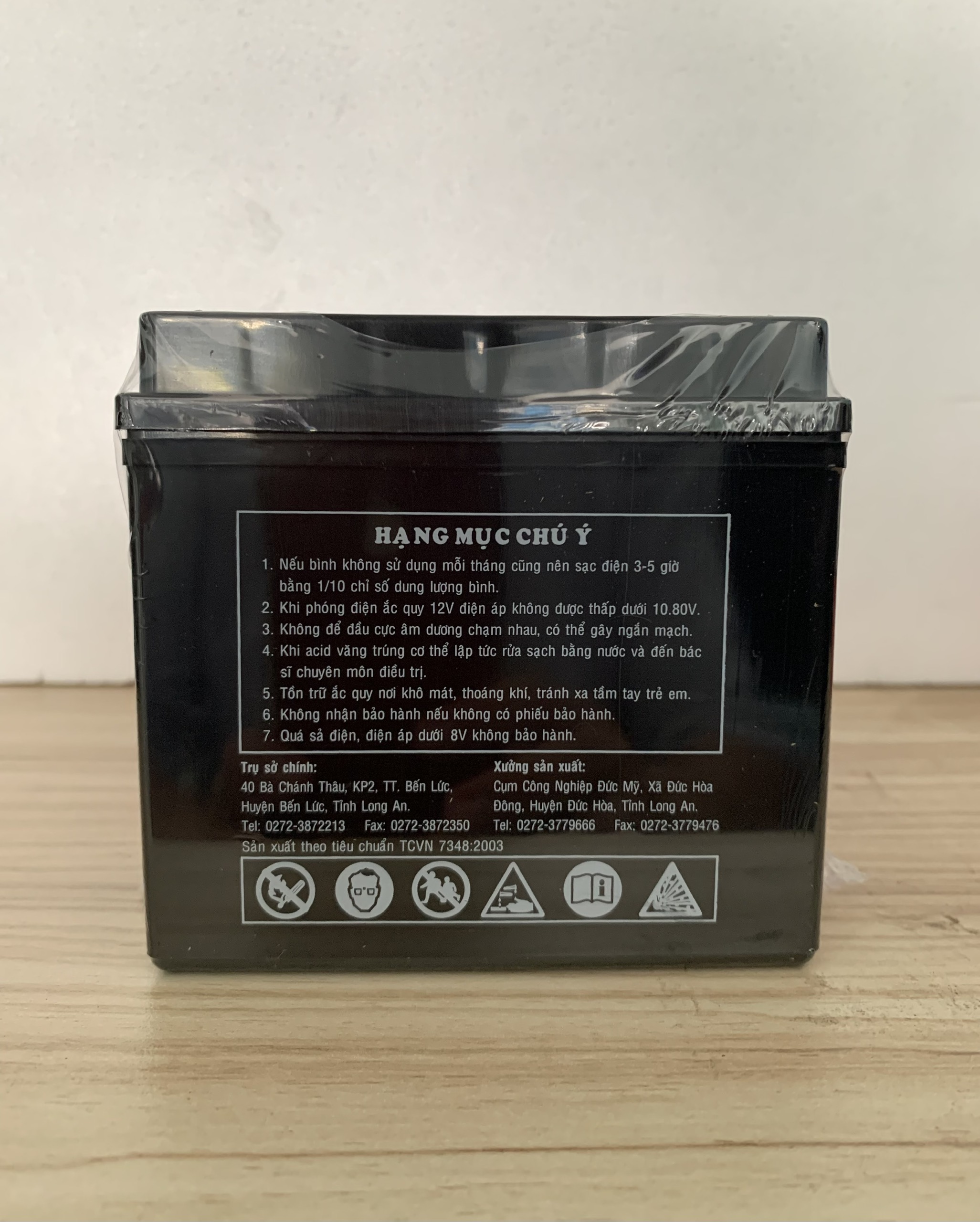 Ắc quy khô xe máy GLOBE WTZ6V 12V 6Ah Phù hợp cho AB 125, PCX, SH Mode, Vario,...