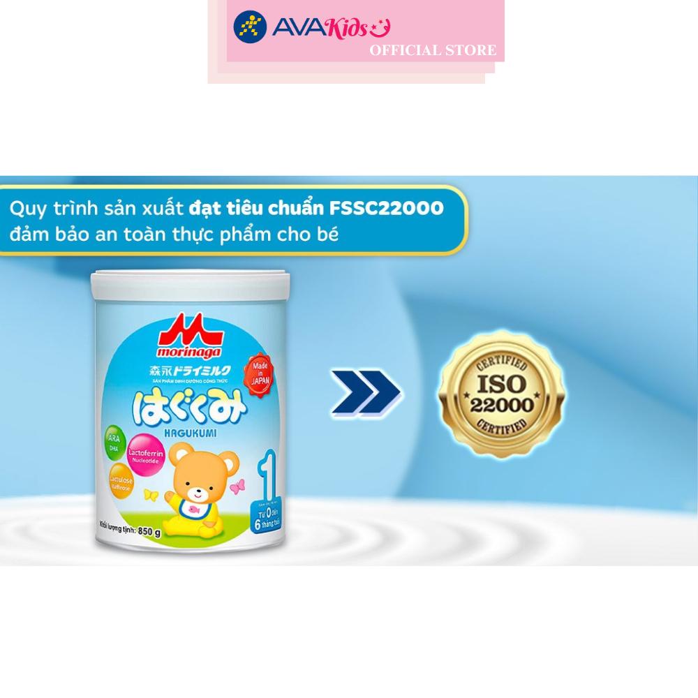 Sữa bột Morinaga Hagukumi số 1 850g (0 - 6 tháng)
