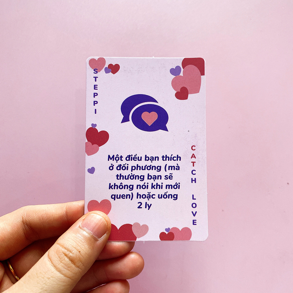 Bộ Bài Catch Your Love Dành Cho Cặp Đôi Hẹn Hò Đi Chơi Drinking Game 60 Lá Giúp Gắn Kết Tình Cảm Đôi Lứa