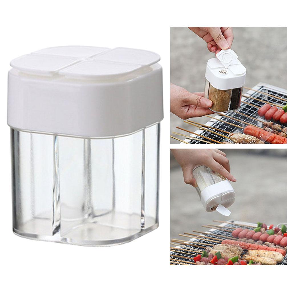 Spice containers Seasoning Condiment Storage Container for Kitchen White
