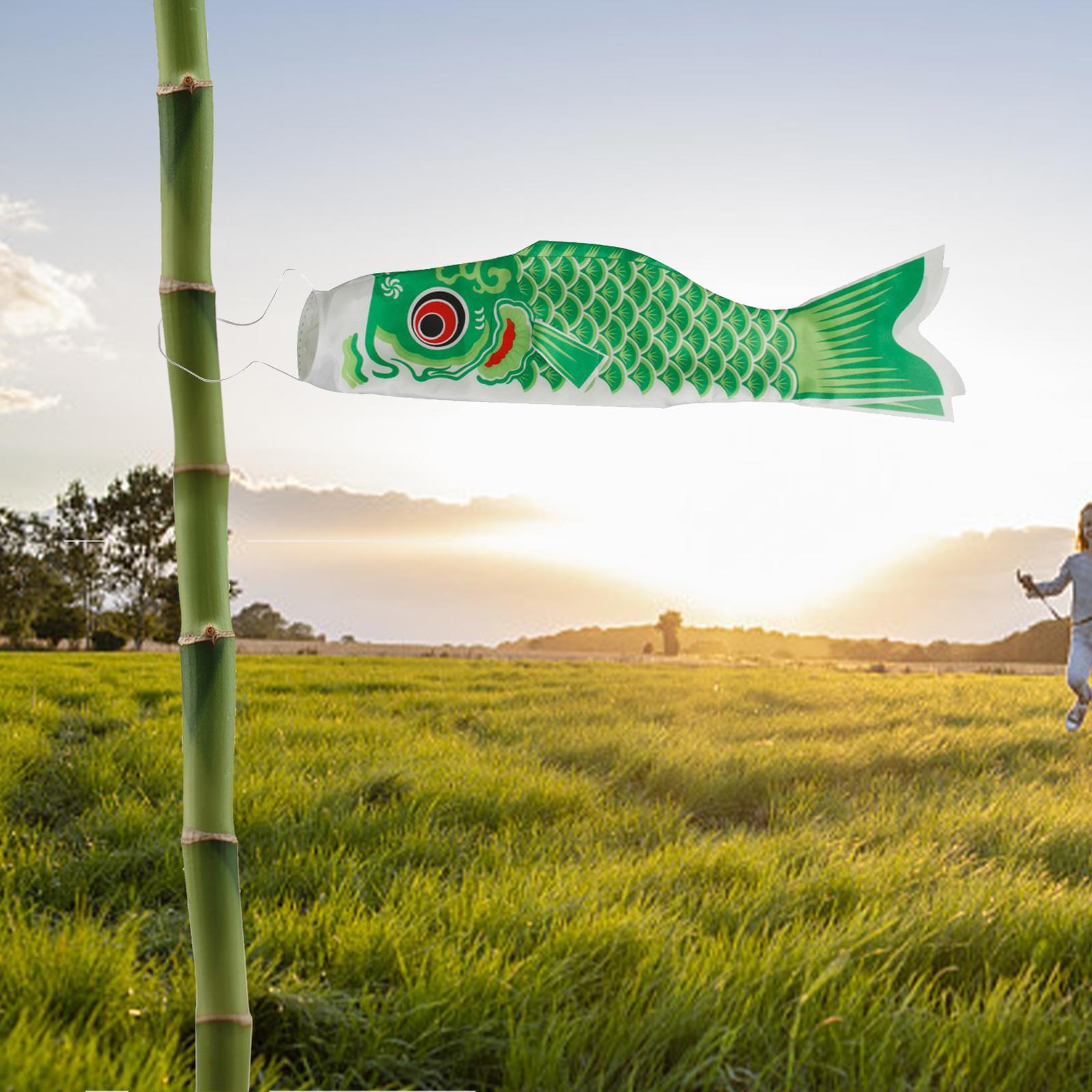 2pcs Japanese Windsock Carp Flag Streamer 150cm