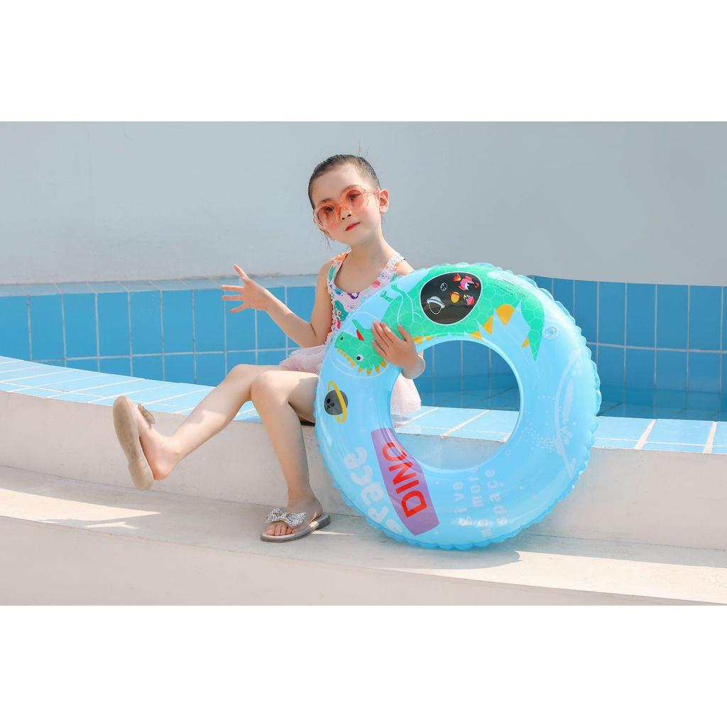 Khủng long dễ thương Bé bơm hơi Vòng bơi Vòng tròn Hồ bơi Nổi Phim hoạt hình Vòng bơi Bể bơi Tiệc nước Đồ chơi