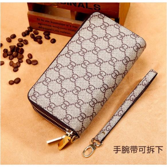 VÍ DA NỮ , BÓP NỮ CẦM TAY 2 KHOÁ GDA89