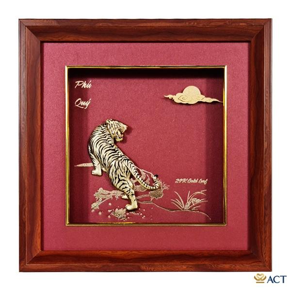 Tranh hổ 26x26 cm-quà tặng tân gia, tặng sếp, sinh nhật, thăng chức, event, lễ, tết,...