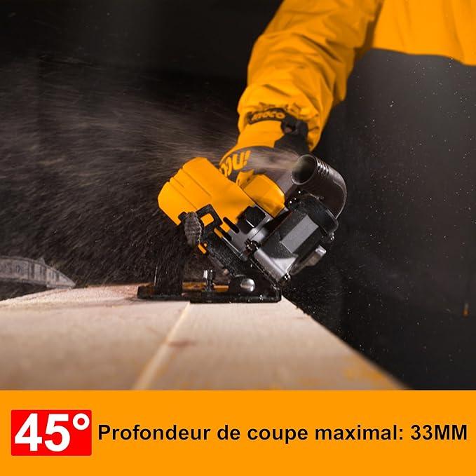 MÁY CƯA ĐĨA TRÒN DÙNG PIN 20V-140MM INGCO CSLI14021 - HÀNG CHÍNH HÃNG