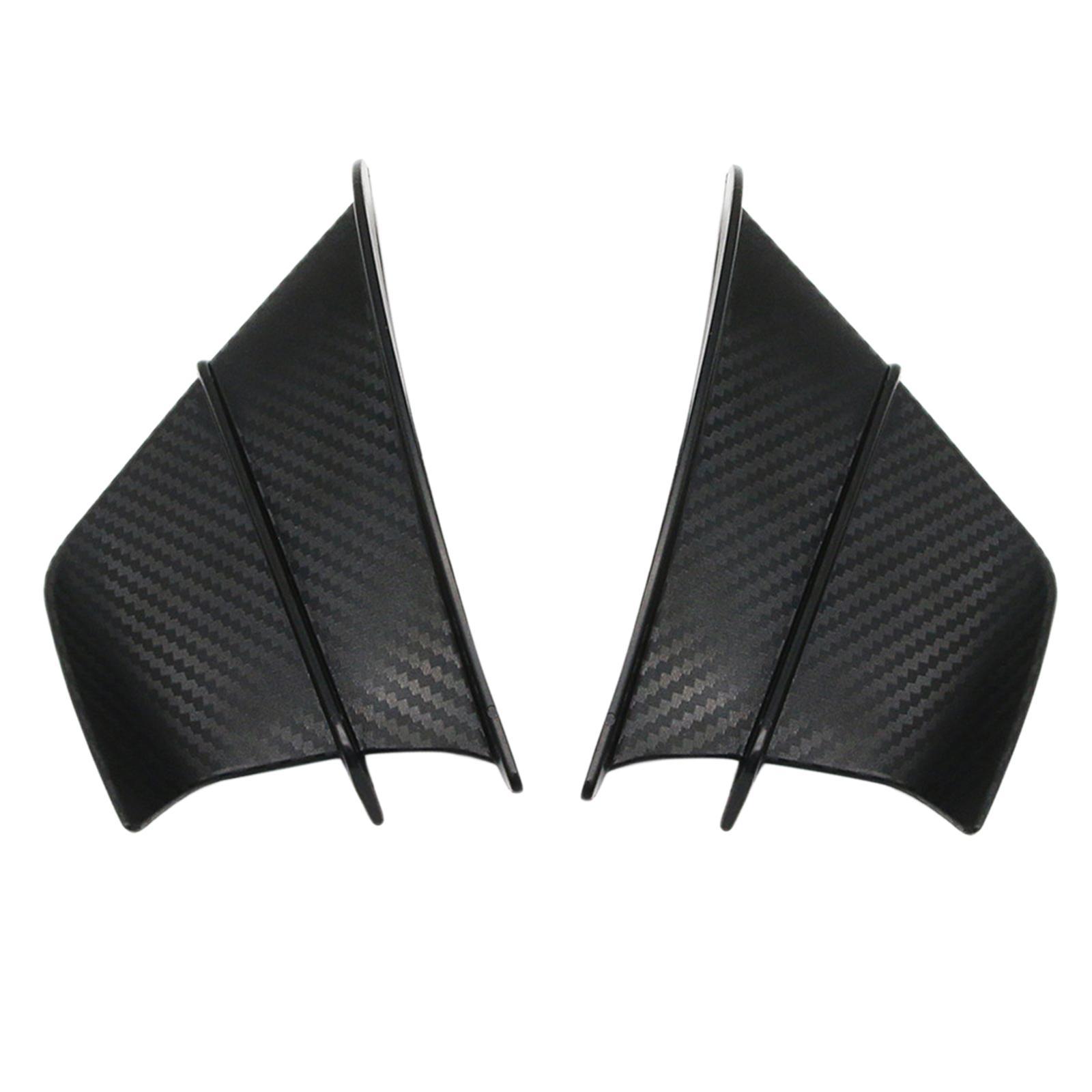 Carbon Fibre Motorcycle Fixed  Winglets Aerodynamic  Trims