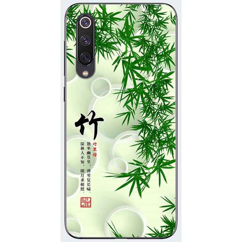 Ốp lưng dành cho Xiaomi Mi 9 SE mẫu Cành trúc