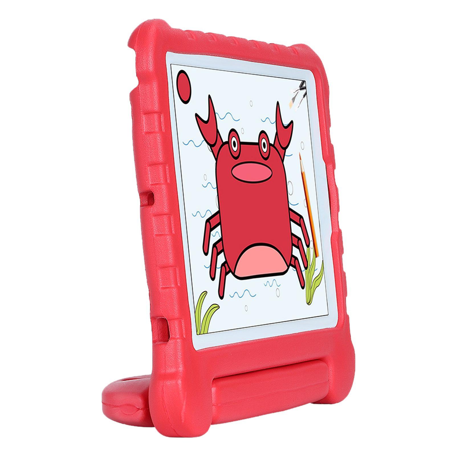 Lightweight Kids Shockproof EVA Foam Stand Protection Case Cover Red