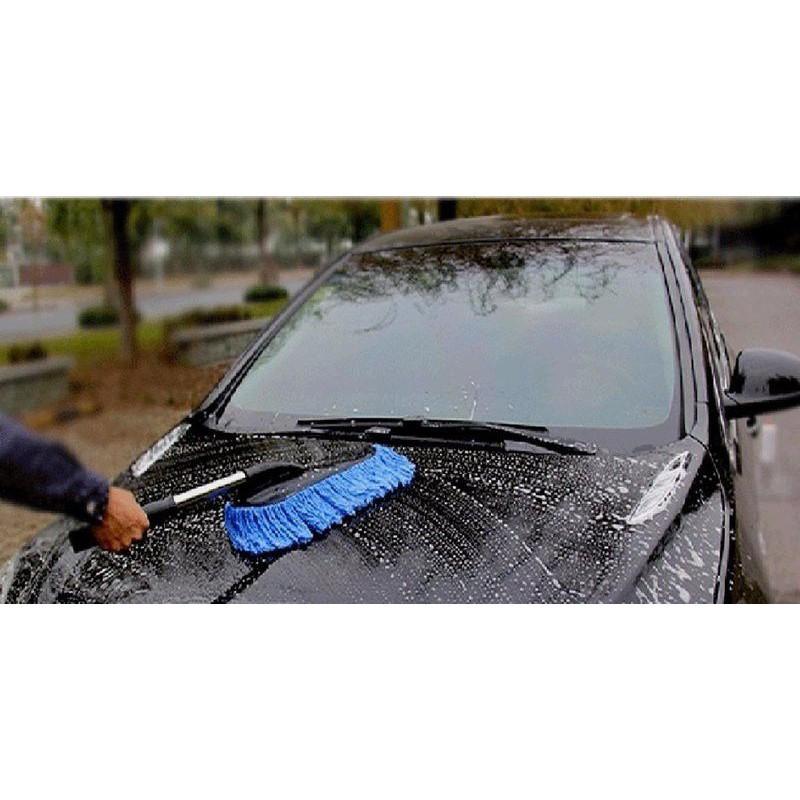 Chổi nano cao cấp lau vệ sinh rửa xe ô tô chuyên dụng - cán kéo dài