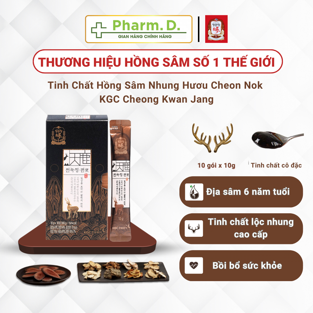 Tinh Chất Hồng Sâm Nhung Hươu Cheon Nok KGC Cheong Kwan Jang