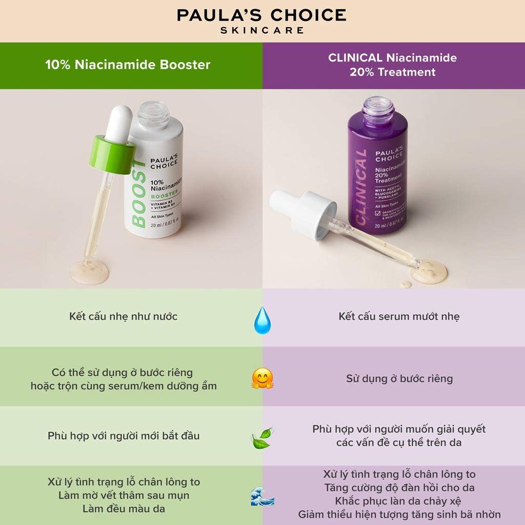 Combo: BHA + Niacinamide Paula's Choice bộ đôi nâng cao cải thiện thu nhỏ lỗ chân lông, ngăn ngừa mụn và sáng da