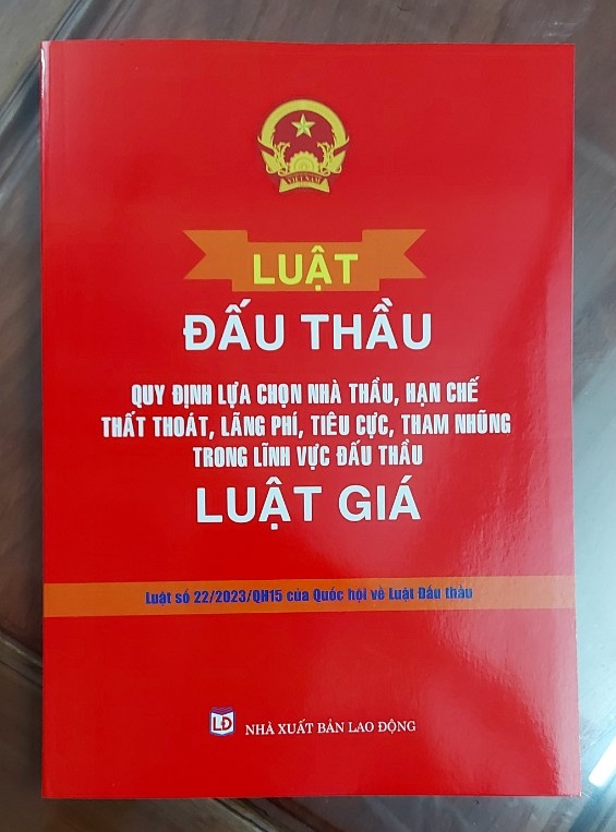 Luật đấu thầu- quy định lựa chọn nhà thầu, hạn chế thất thoát, lãng phí, tiêu cực, tham nhũng trong lĩnh vực đấu thầu - Luật giá