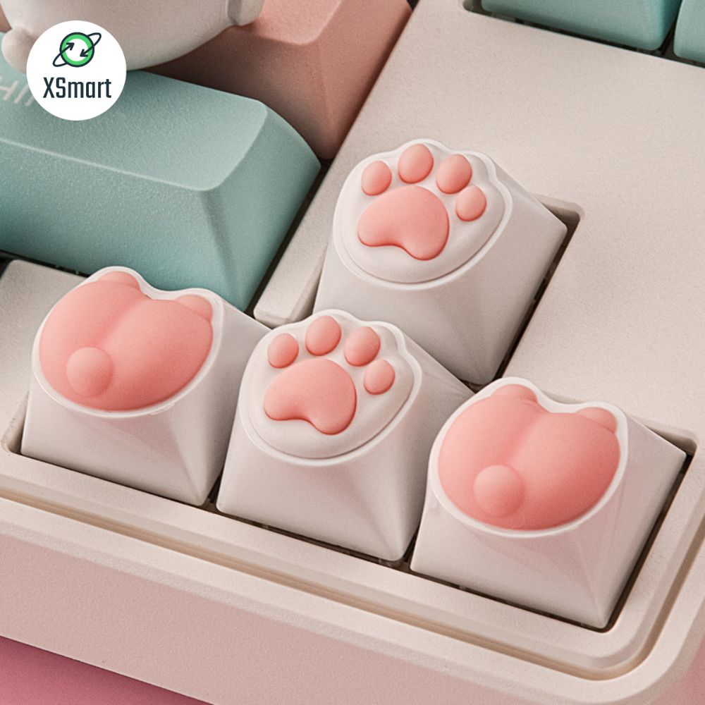 Keycap Lẻ Siêu Dễ Thương CUTE Cao Cấp Phủ Silicon Full Box Custom - Hàng Chính Hãng