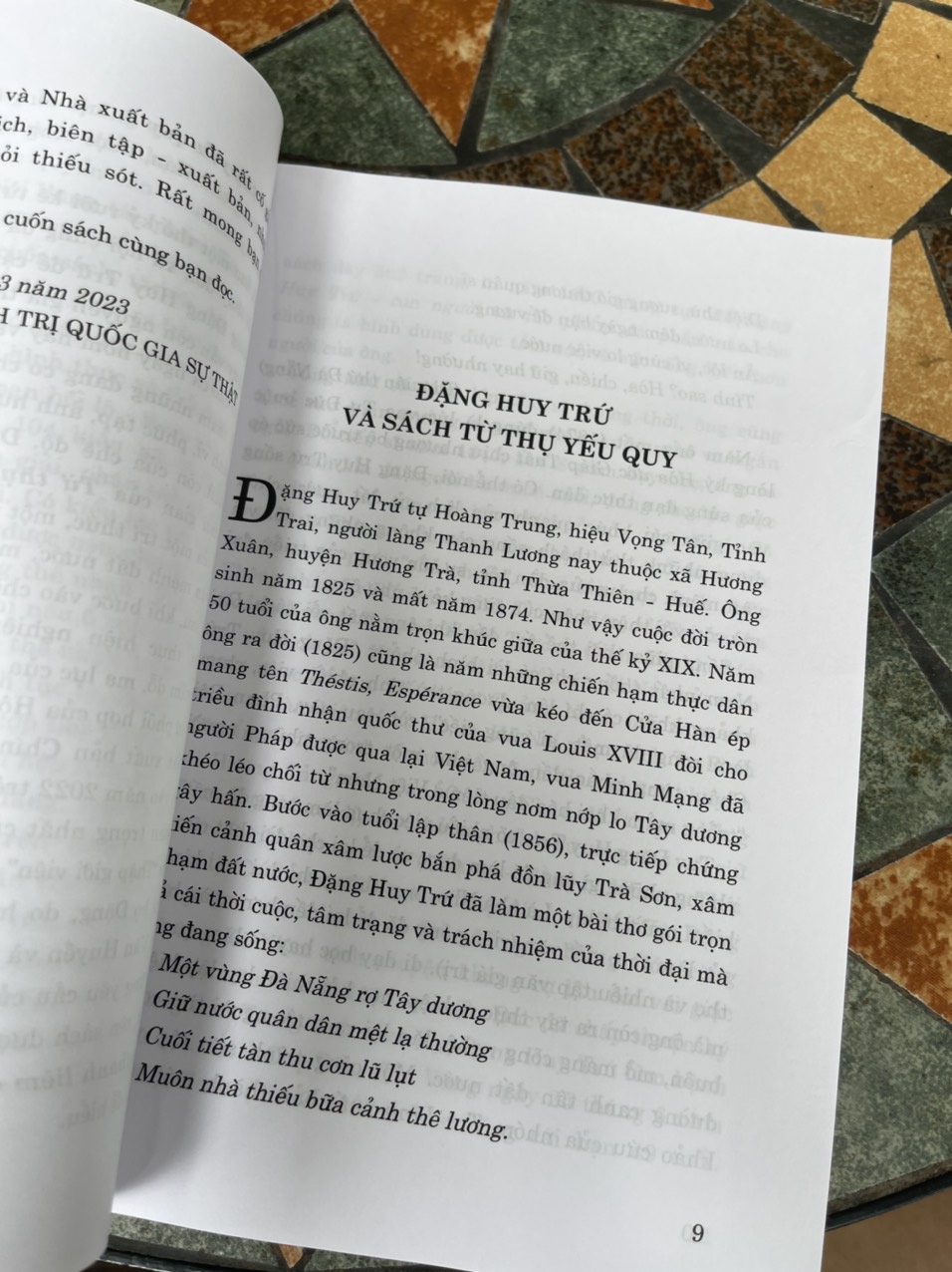TỪ THỤ YẾU QUY – bàn về nạn hối lộ và đức thanh liêm của người làm quan – Đặng Huy Trứ – NXB Chính trị Quốc gia Sự thật