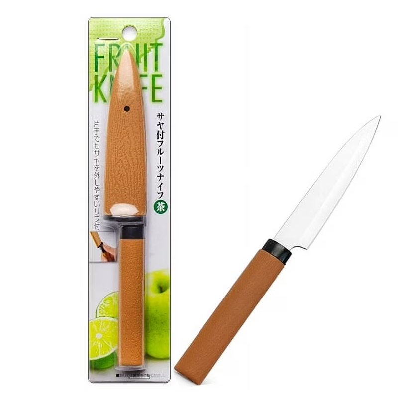 Dao gọt trái cây có nắp đậy Echo Saya 215mm - Hàng nội địa Nhật Bản nhập khẩu chính hãng