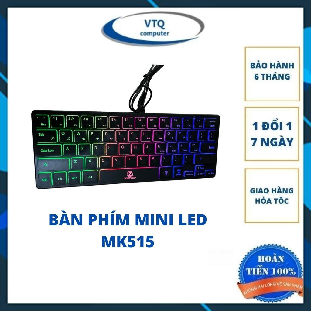 Bộ bàn phím Laptop nhỏ gọn tiện dụng có led, Bàn phím mini 64Key led G_NET