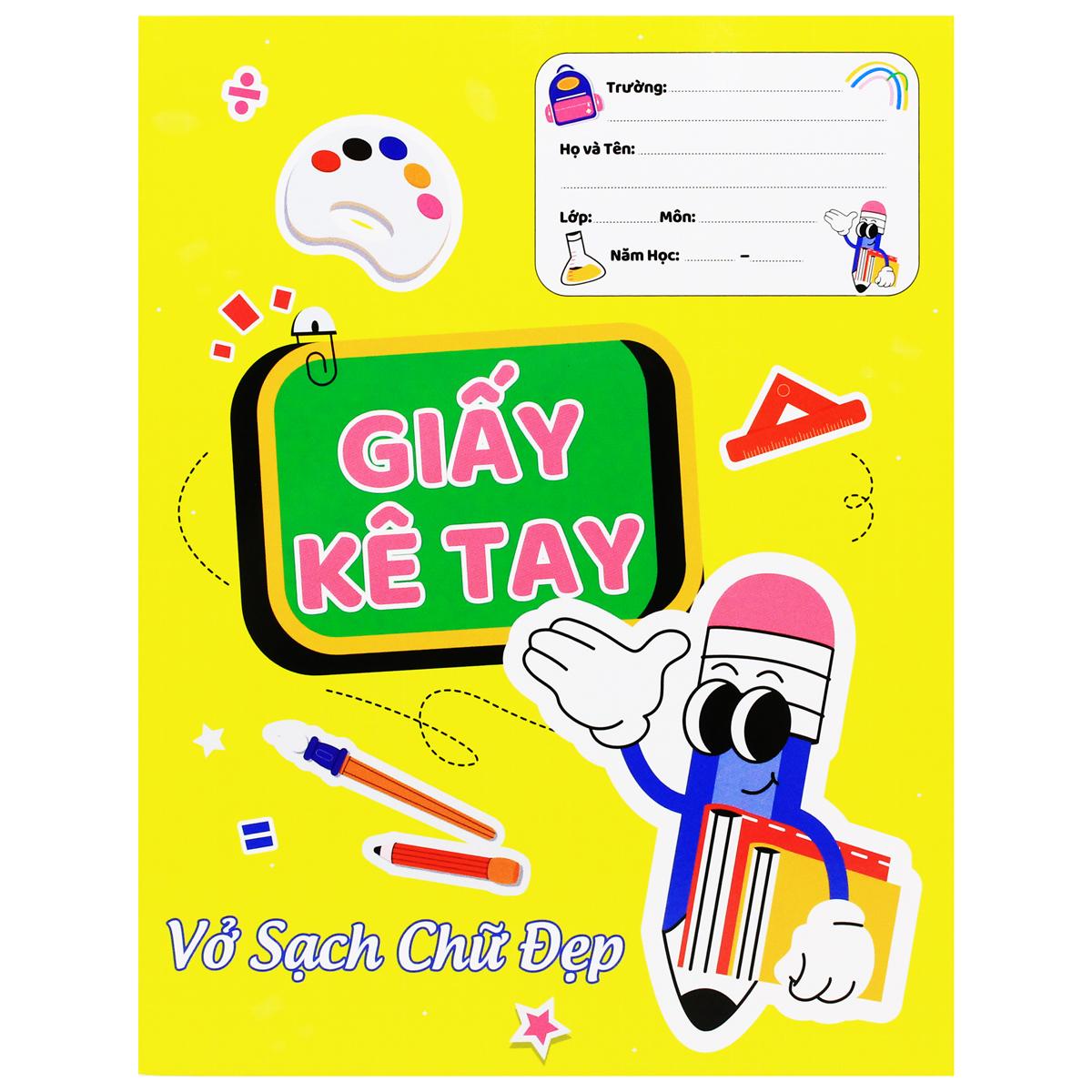 Giấy Kê Tay Tập Funny - 16.5 x 21 cm - The Sun - Màu Vàng