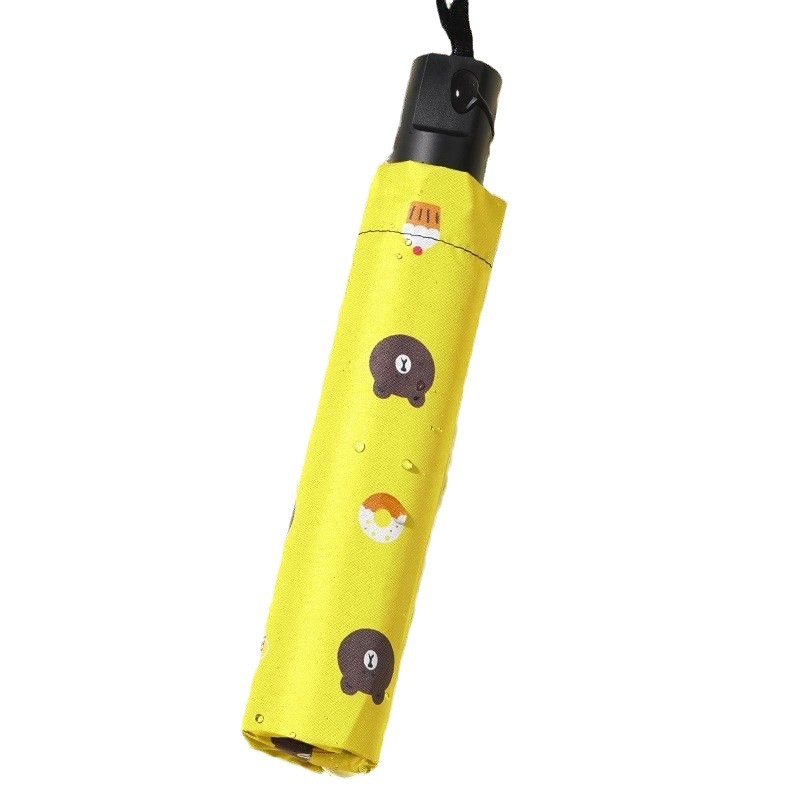 Dù Đi Mưa Gấp Gọn Hình Gấu 2 Lớp Chống Thấm Tốt - Hàng chính hãng