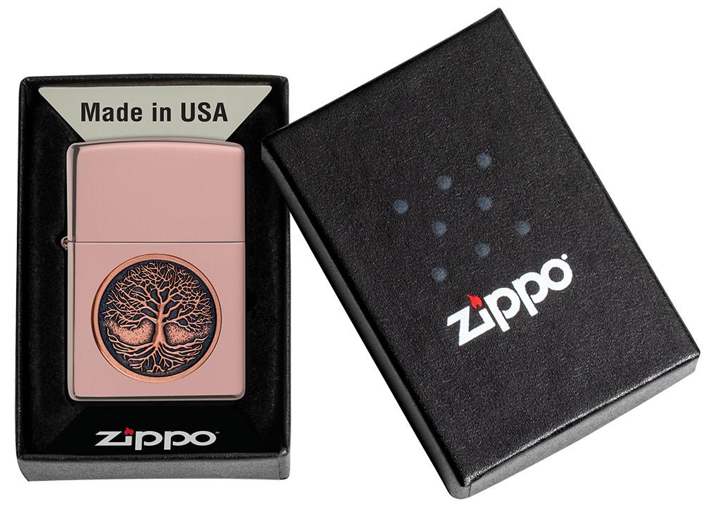 Bật Lửa Zippo Tree of Life Emblem 49638