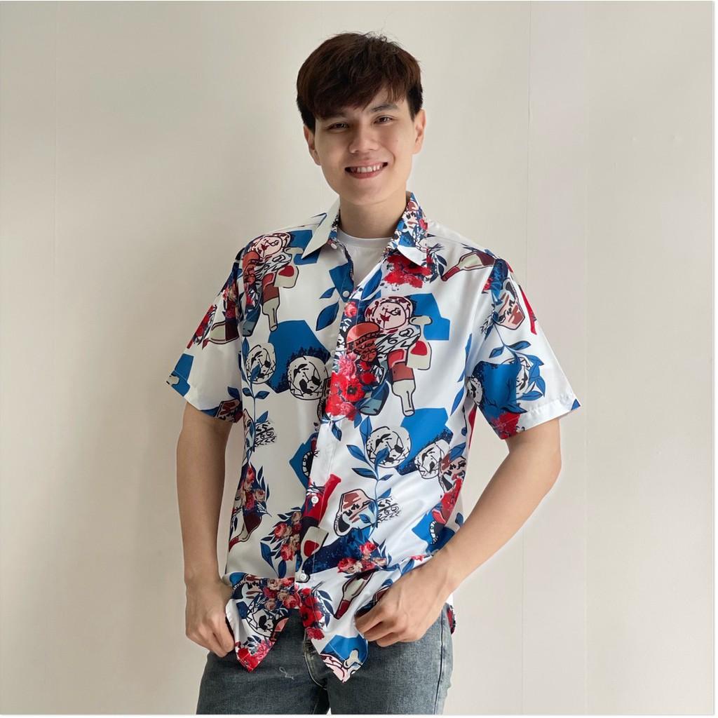 ÁO SƠ MI HOẠ TIẾT HOA MÀU CỰC ĐẸP , HOT 2021 KHÁNH AN STORE