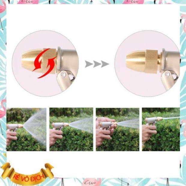 Vòi xịt nước ️️ Vòi phun nước tưới cây chuyên nghiệp tăng áp lực nước 300% 206701 ️Evoucher️