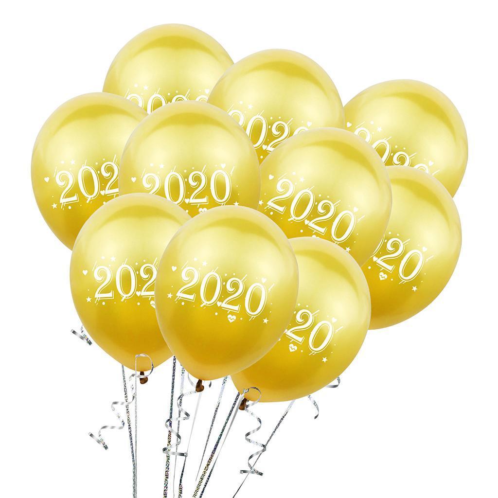 Lots 10 New Balloons Latex Balloons Photo Prop New Party Balloons Golden