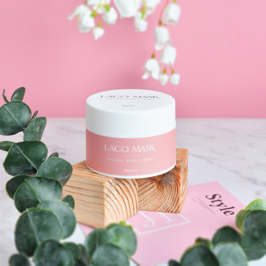 Mặt Nạ Dưỡng Da Laco Mask – Nature Rose & Pearl