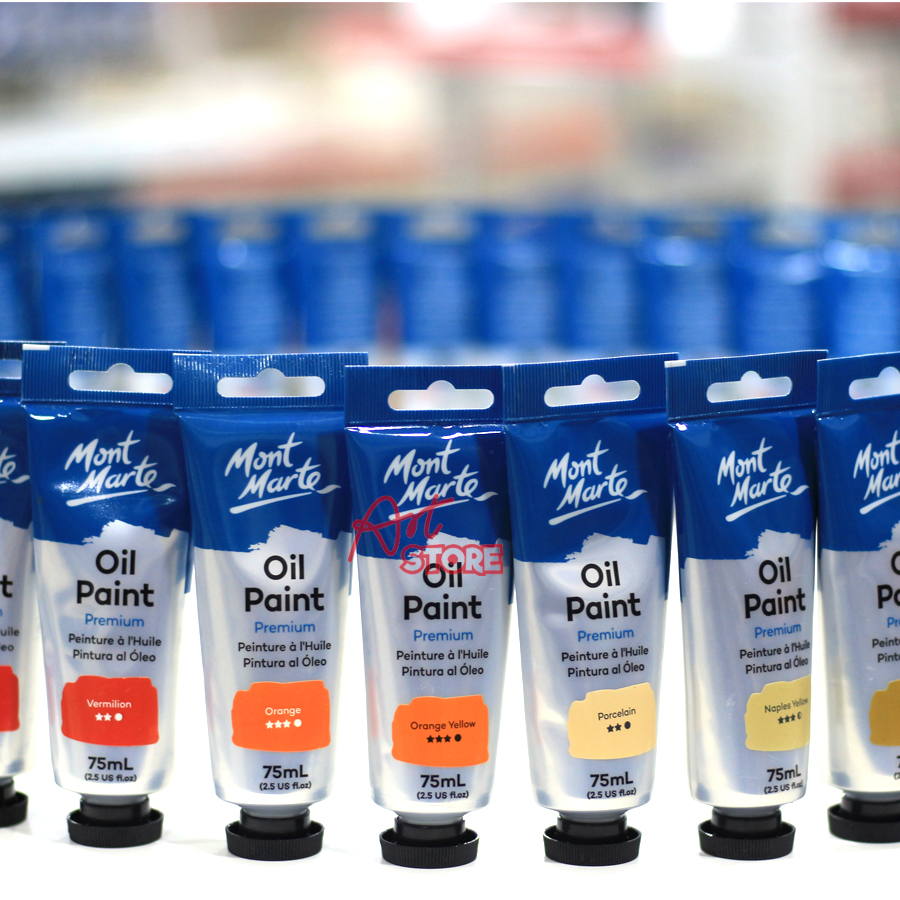 Màu Sơn Dầu Tuýp- MONT MARTE OIL PAINT 75 ML