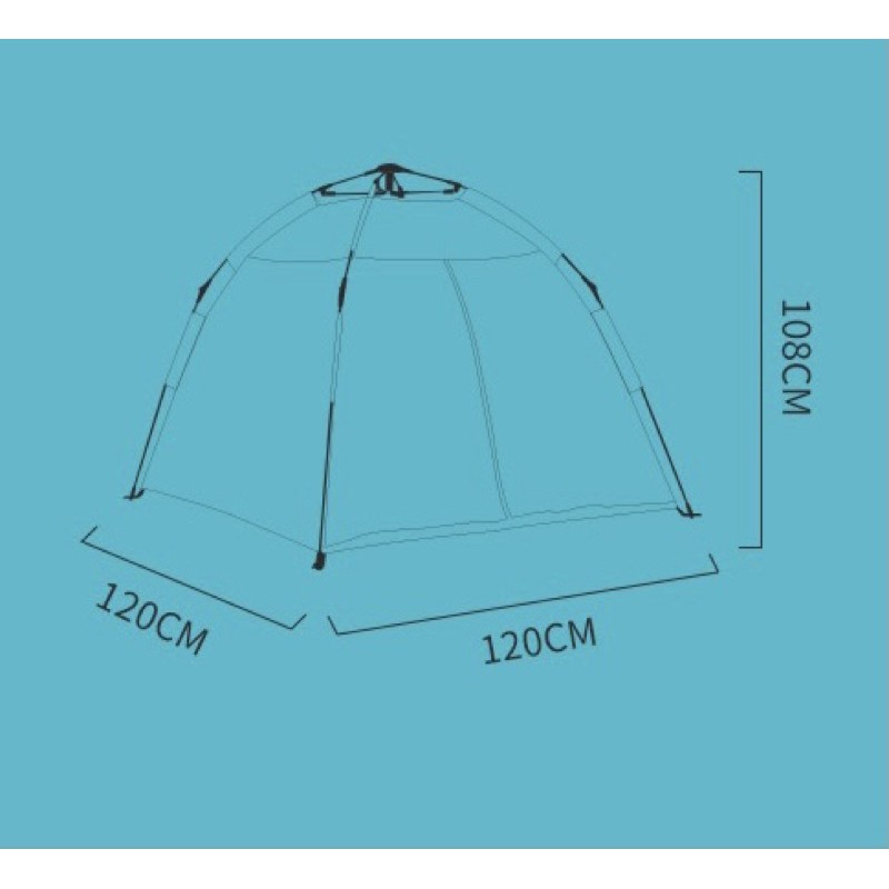 Lều Tự Bung chơi trong nhà hoặc Cắm trại cao cấp chống thấm nước