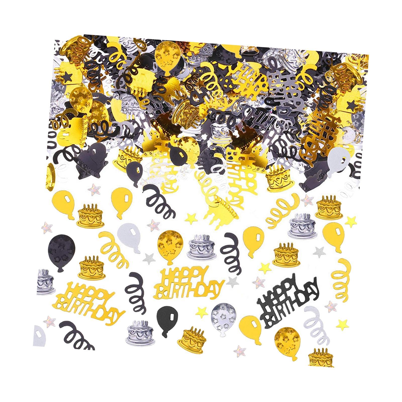 450 Pieces Birthday Cake Confetti Table Scatter Confetti for Party DIY Arts