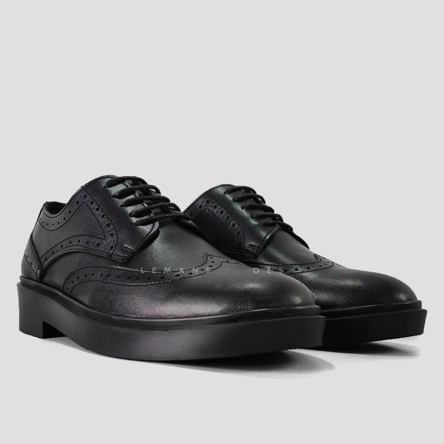 Giày Tây Nam Công Sở Cao Cấp Derby Wingtip Bảo Hành 12 Tháng