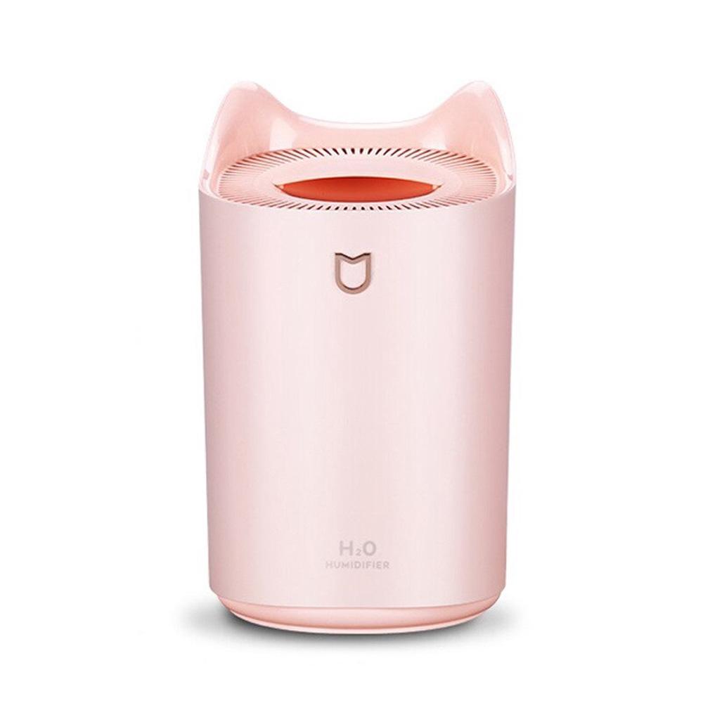 USB Máy Tạo Độ Ẩm Không Khí Đôi Vòi Phun 3300ML Khuếch Tán USB Hương Thơm Máy Khuếch Tán Tinh Dầu Lộc Coloful LED Siêu Âm Làm Thơm Phòng Humidificador