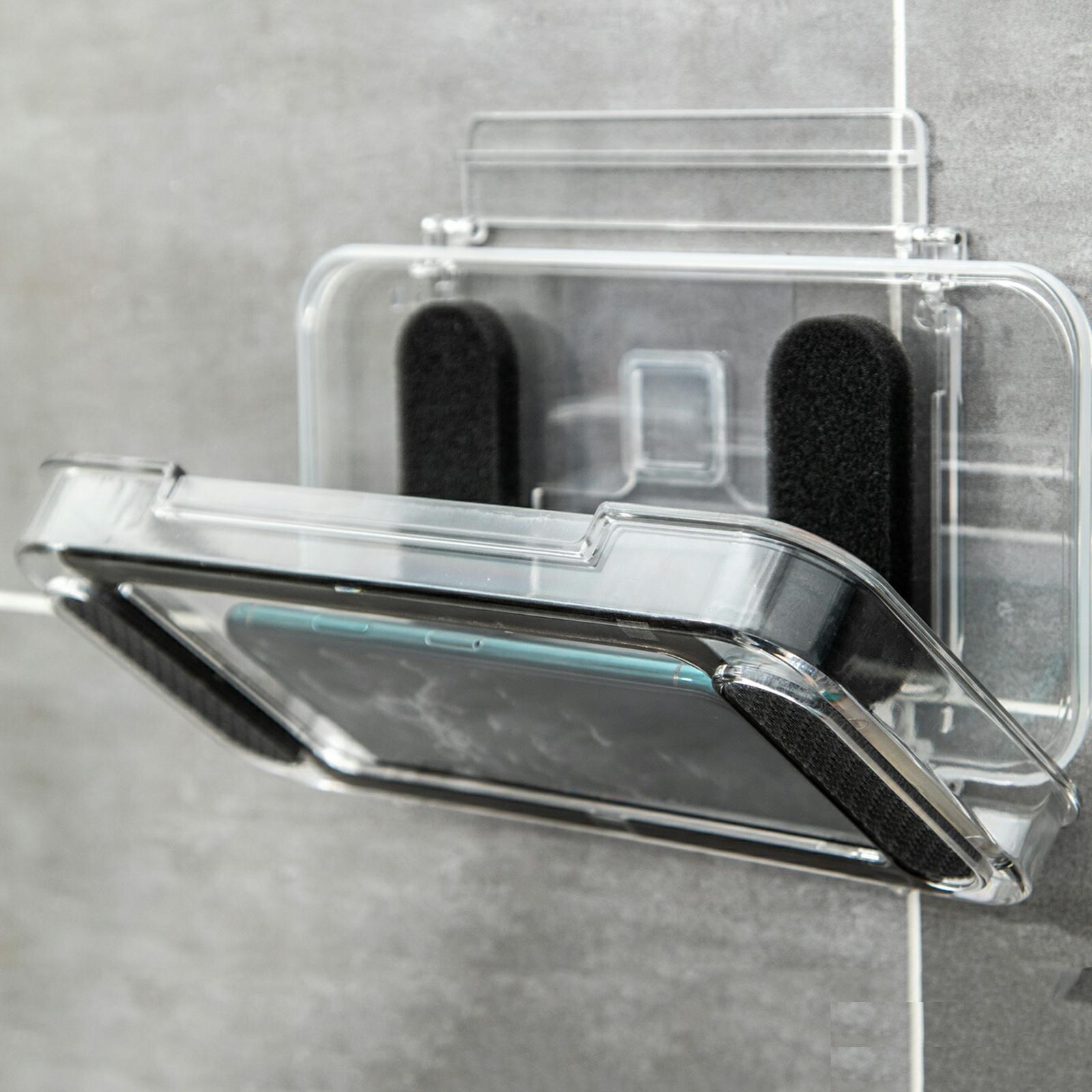 Waterproof Phone Case Mobile Phone Stand Bathroom Toilet Holder Bath Bracket