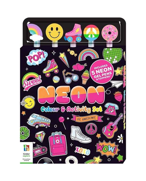 Neon Colour &amp; Activity Set