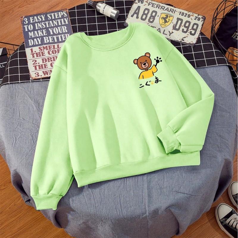 ÁO SWEATER IN GẤU DỄ THƯƠNG
