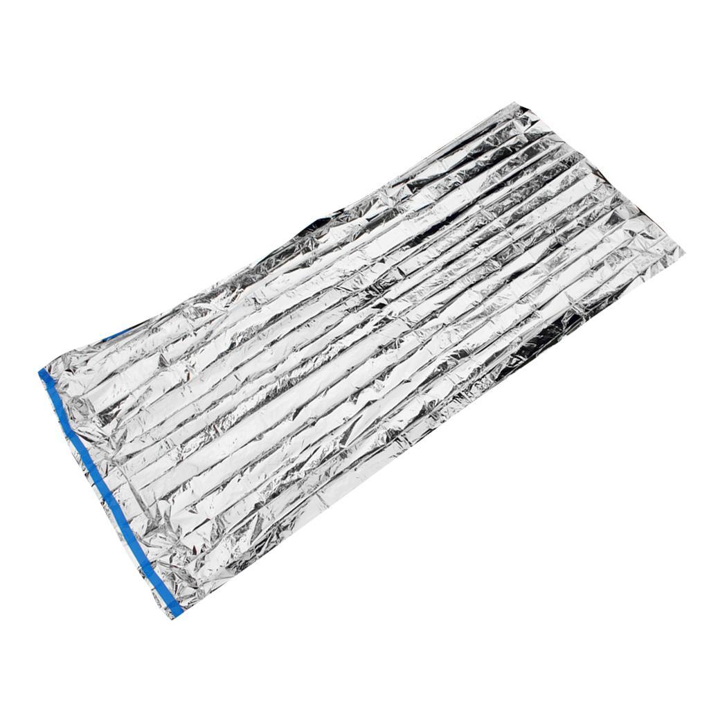 200 x 100cm Lightweight Portable Waterproof Reusable Camping Outdoor Emergency Survival Sleeping Bag Thermal Blanket
