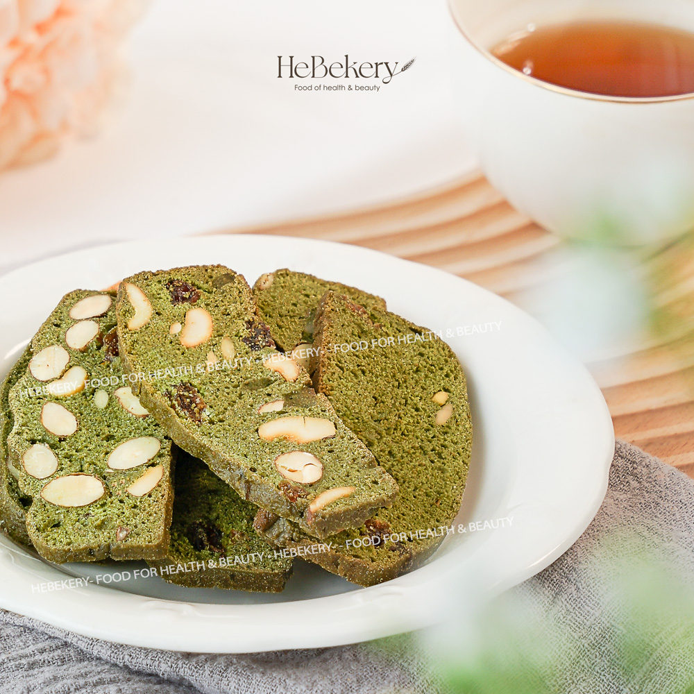 Bánh BISCOTTI Nguyên Cám Ăn Kiêng Lành Mạnh 100% by HeBe - Bánh Ngũ Cốc Giảm Cân Healthy