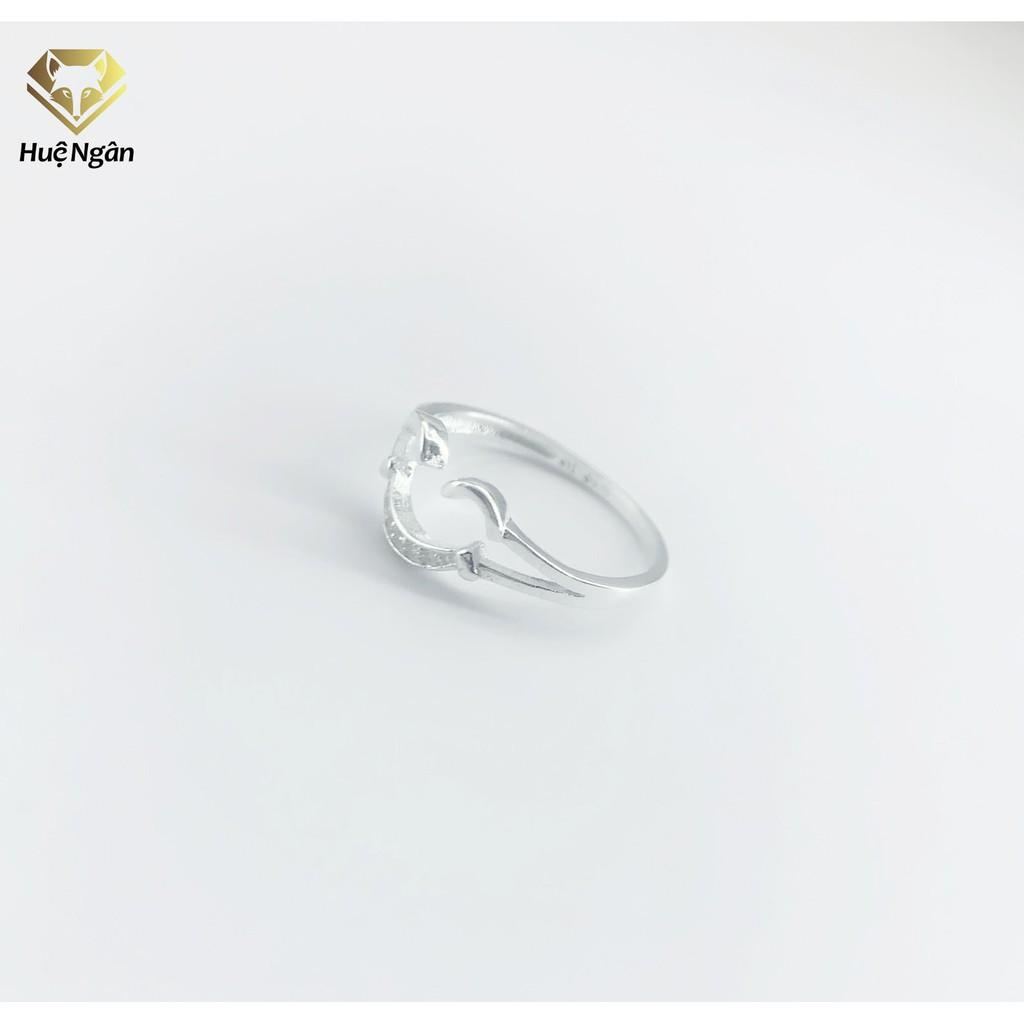Nhẫn bạc Ý 925 Huệ Ngân - HAPPY FACE S160022