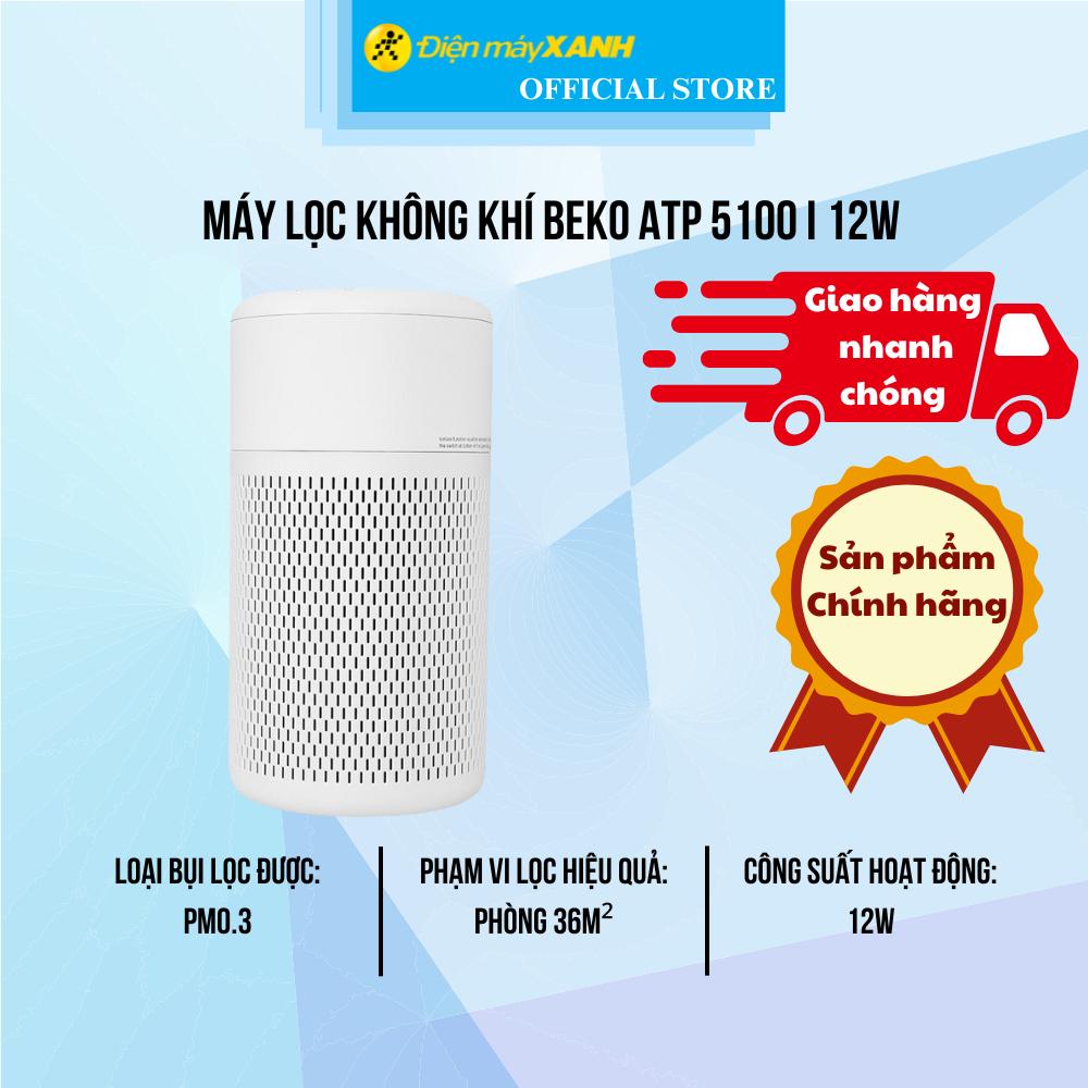 Máy lọc không khí Beko ATP 5100 I 12W - Hàng Chính Hãng